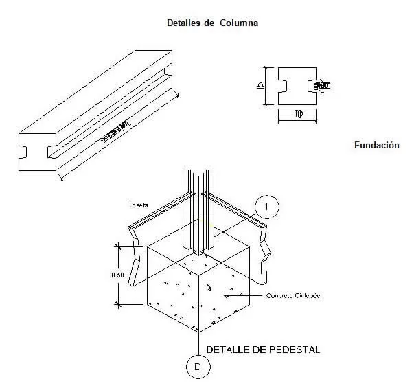 Columnas prefabricadas ECONSA