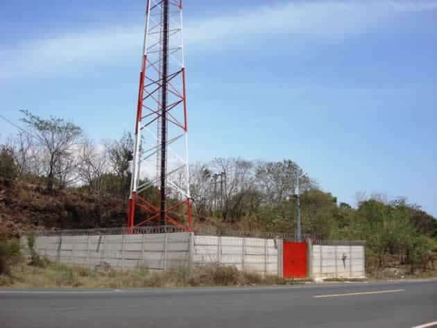Tapiales perimetrales para torres de telefonía